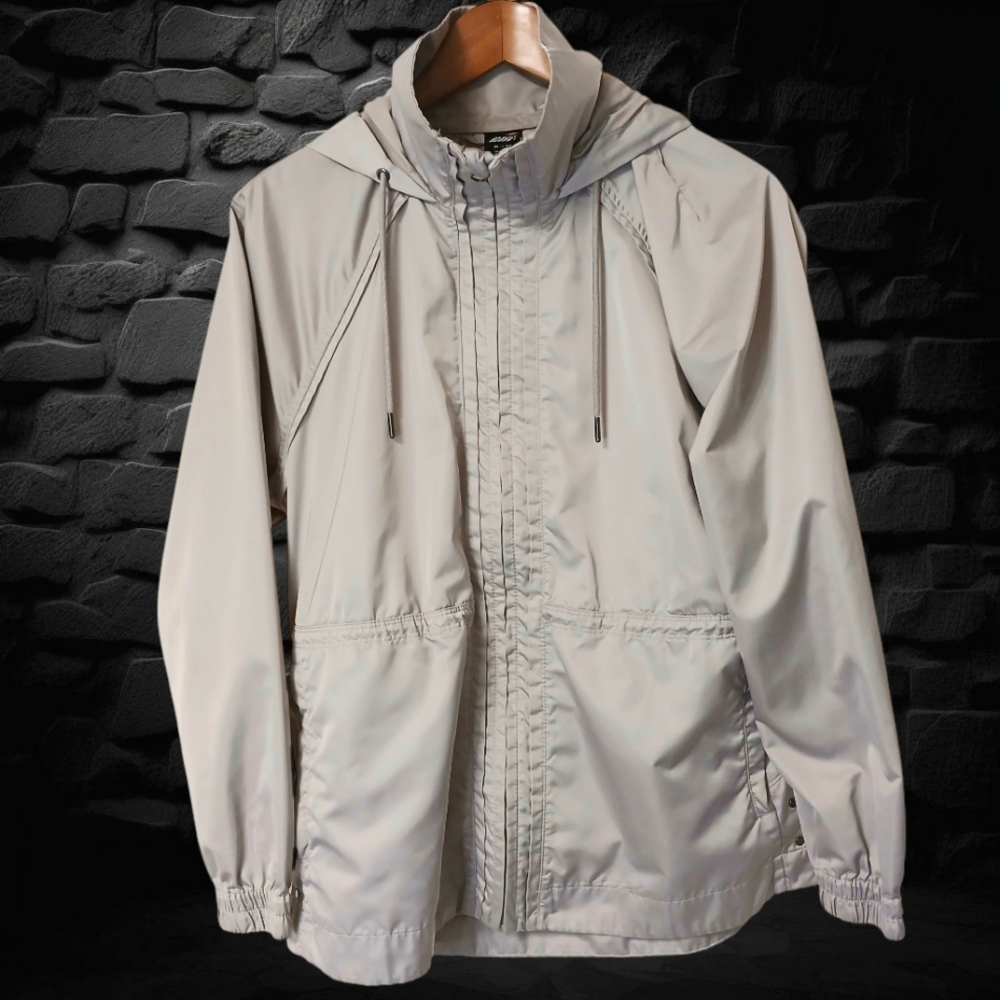 Women's AVIA Hoodie Windbreaker/Workout Jacket, Size M, Full Zip, Cuff Sleeves